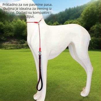 Povodac za trening psa, nehrđajući čelik, proširivi, za trening