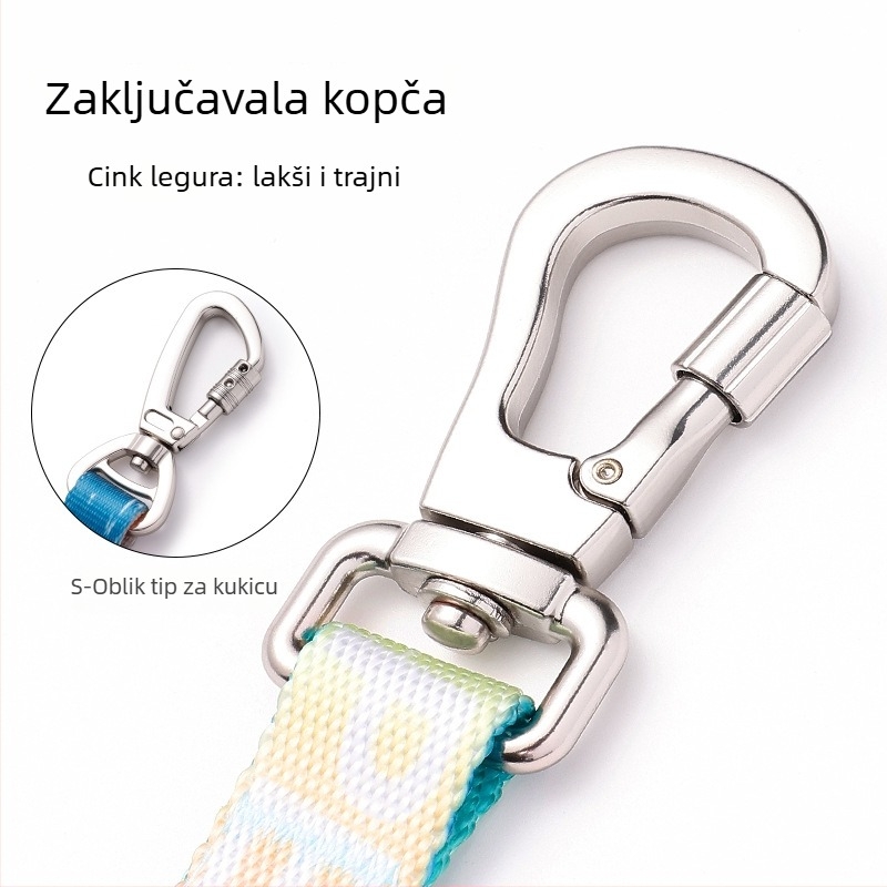 Povodac za pse od poliestera, marka PetLimit, užetnog stila