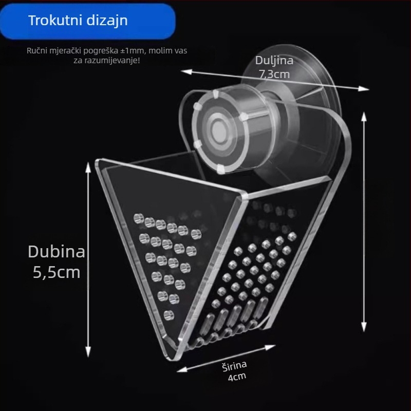 Akrilni feeder za krvne crve u akvariju – sprječava rasipanje, hranilni prsten; Materijal: akrilni list; Težina: 50 g; Pakiranje: 1 kom; Pogodno za akvarij