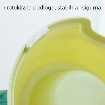 Mačja dvostruka posuda za hranu i vodu s integriranom vodom, anti-tilt dizajn, automatski dovod vode, plastika, marka Pidgey Pets