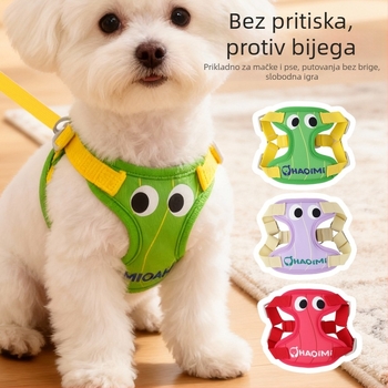 Hodajući pojas za pse s povodcem za male pse - prsni pojas, poliester, Zhejiang
