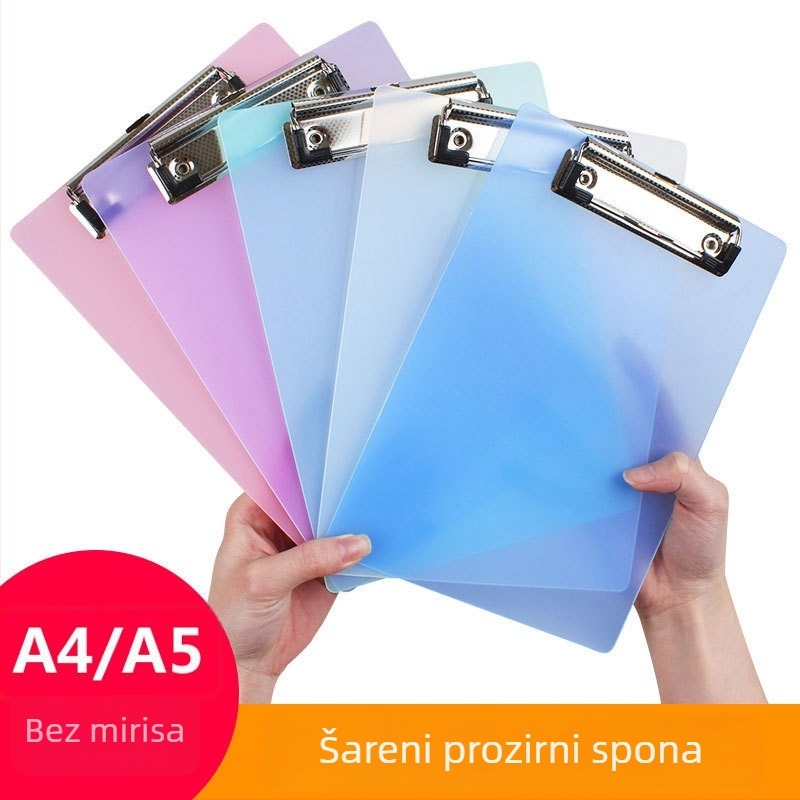 Fu Dole 7604 Plastični klips — snažan klips i klips za ploču za A4 papir, debljina ploče 15 mm