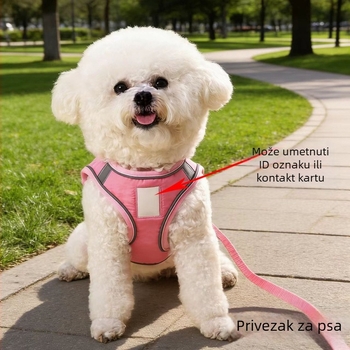 Prsni kaiš za pse, podesiv, materijal: tkanina, pakiranje: 150 kom.