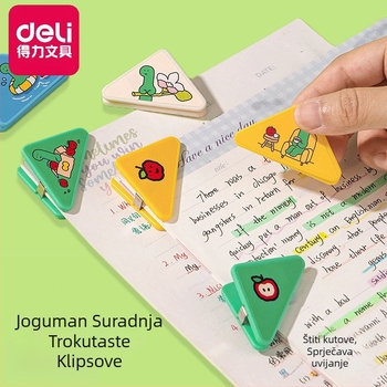 Folder s trokutnim klipom – Deli NS109-Q, PP, univerzalni format papira