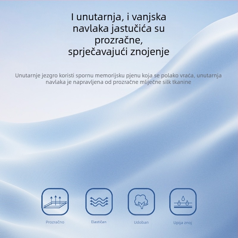 Dječji jastuk za vrat za uzrast 6-15 godina, memorijska pjena, oblik leptira, srednja potpora, za jednoga korisnika