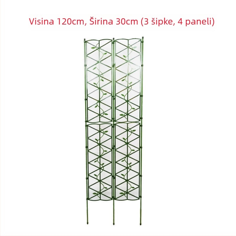 Vrtna rešetka za penjače s cvjetnim zaslonom