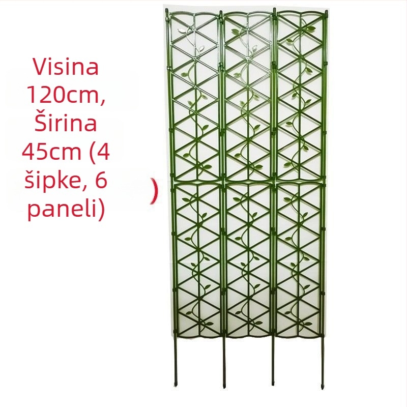 Vrtna rešetka za penjače s cvjetnim zaslonom