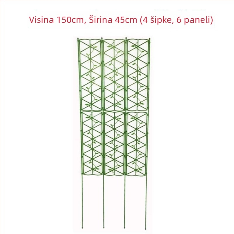 Vrtna rešetka za penjače s cvjetnim zaslonom