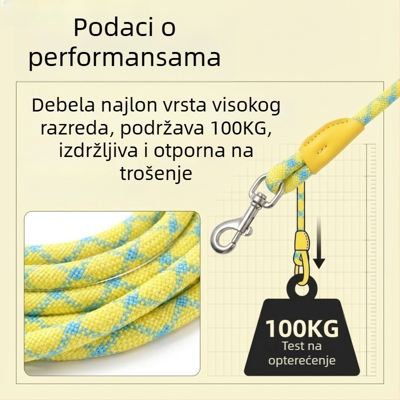 Užica za psa – najlon, fiksna duljina, model A2145, marka Yichong