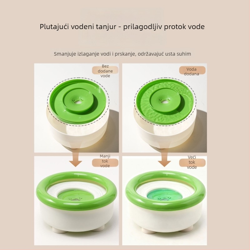 Plutajući posuda za vodu za kućne ljubimce (mačke i psi) — plastika, model JX-PFW-2511101, brend Xinmeilong, 54 komada u kutiji