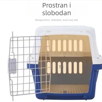 Torba za prijevoz mačaka, plastična, kapacitet 3 kg, srednja tvrdoća