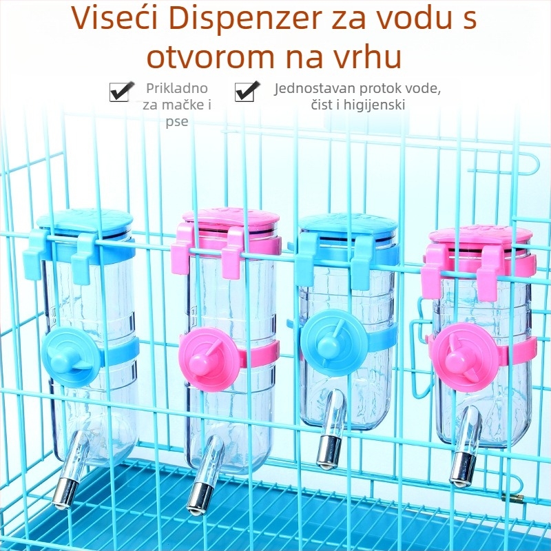Automatska viseća posuda za vodu za kućne ljubimce – ABS plastika, za pse i mačke