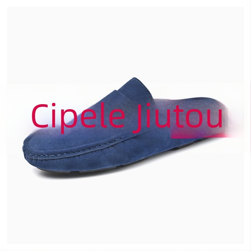 Muške cipele T-tip Drag, rimski stil, kravlji velur koža, zatvaranje tipa 1