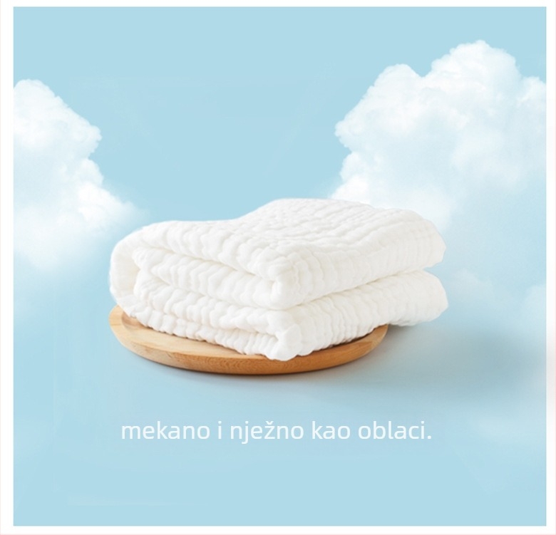 Dječji ručnik za kupanje, Left Cotton, 100% pamuk, pogodan za sva godišnja doba, jednobojni