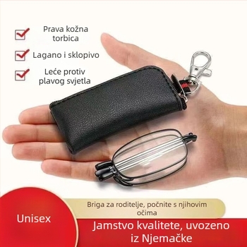 Naočale za čitanje s lećama od smole, zaštita od plavog svjetla i radijacije, puni metalni okvir, ovalni oblik, retro književni stil, jesen 2024.