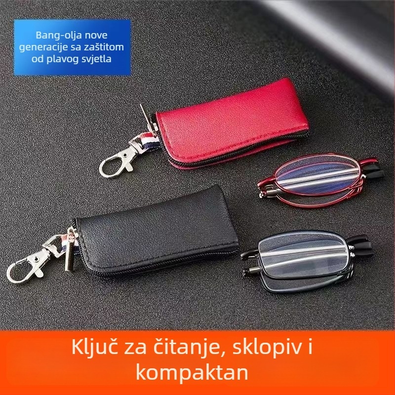 Naočale za čitanje s lećama od smole, zaštita od plavog svjetla i radijacije, puni metalni okvir, ovalni oblik, retro književni stil, jesen 2024.