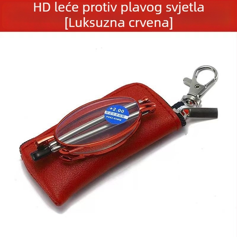 Naočale za čitanje s lećama od smole, zaštita od plavog svjetla i radijacije, puni metalni okvir, ovalni oblik, retro književni stil, jesen 2024.