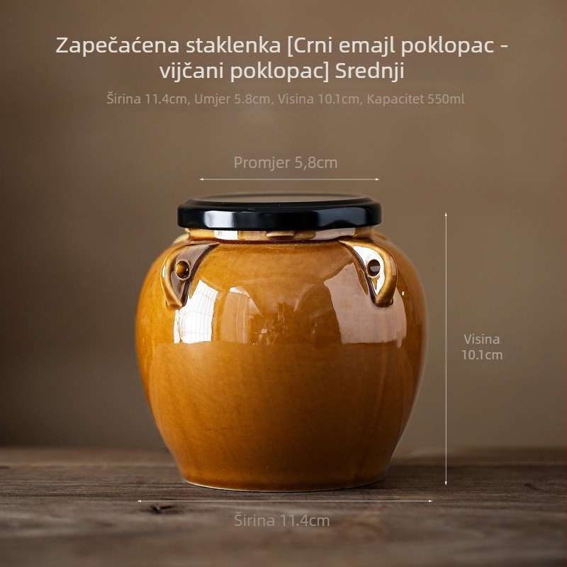 Keramičke posude za čuvanje hrane s poklopcem, porculanski materijal, porijeklo Dehua, kineski stil, mikrovalno kompatibilne, okruglog oblika