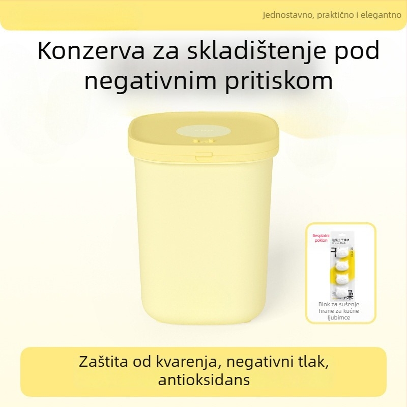 Spremnik za skladištenje hrane za kućne ljubimce, zatvoren, otporan na vlagu, za hranu mačaka i pasa — Značka Zhenpei, šifra Htijf7qc, materijal Qita