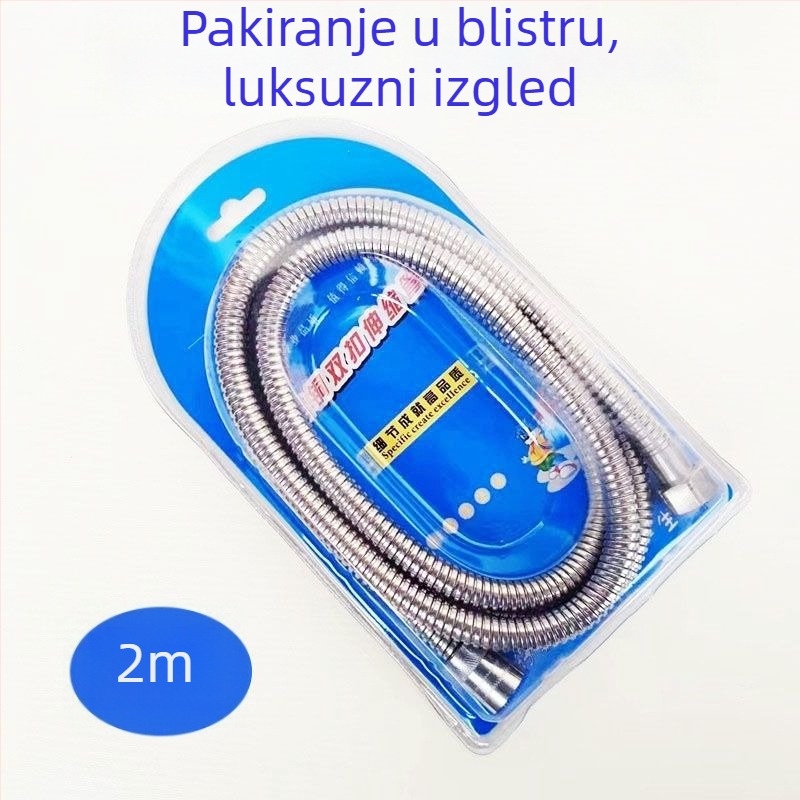 Tuš crijevo za kupaonicu s tlakovim mlazom - Materijal: 201 nehrđajući čelik - Certifikat: EU CE - Model: Default item - Marka: Powerful factory