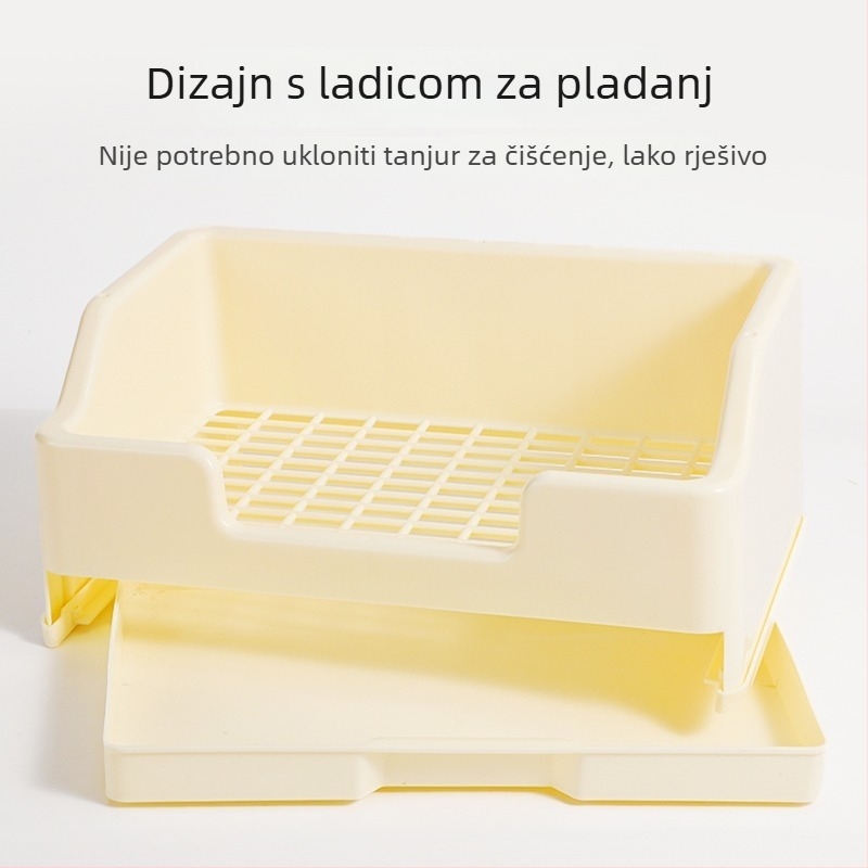 Velika pladnja za urin za zečeve u kavezama, plastična, Weibi marka, artikal T187003, gnijezdo za kućne ljubimce, podrijetlo Šangaj