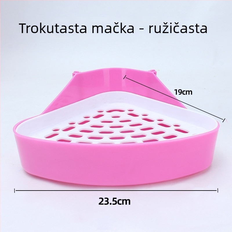 Velika pladnja za urin za zečeve u kavezama, plastična, Weibi marka, artikal T187003, gnijezdo za kućne ljubimce, podrijetlo Šangaj