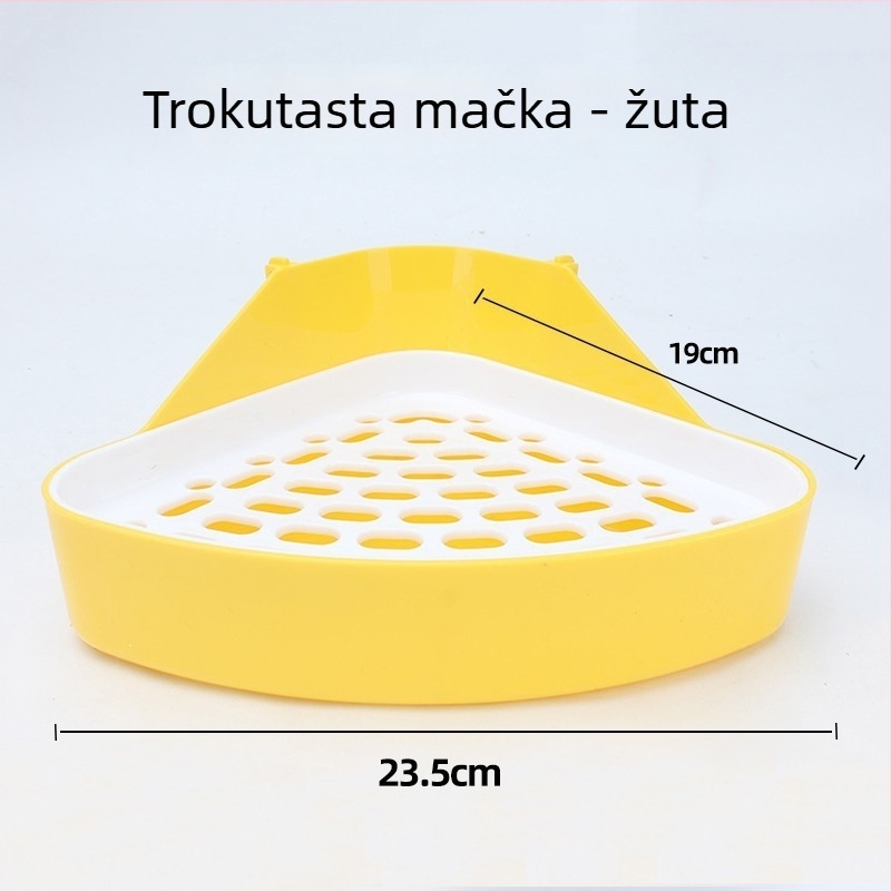 Velika pladnja za urin za zečeve u kavezama, plastična, Weibi marka, artikal T187003, gnijezdo za kućne ljubimce, podrijetlo Šangaj