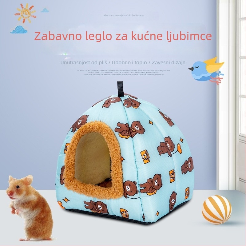 Saint Lydy platneno mačje gnijezdo — toplo, utočište za mačke i kavez