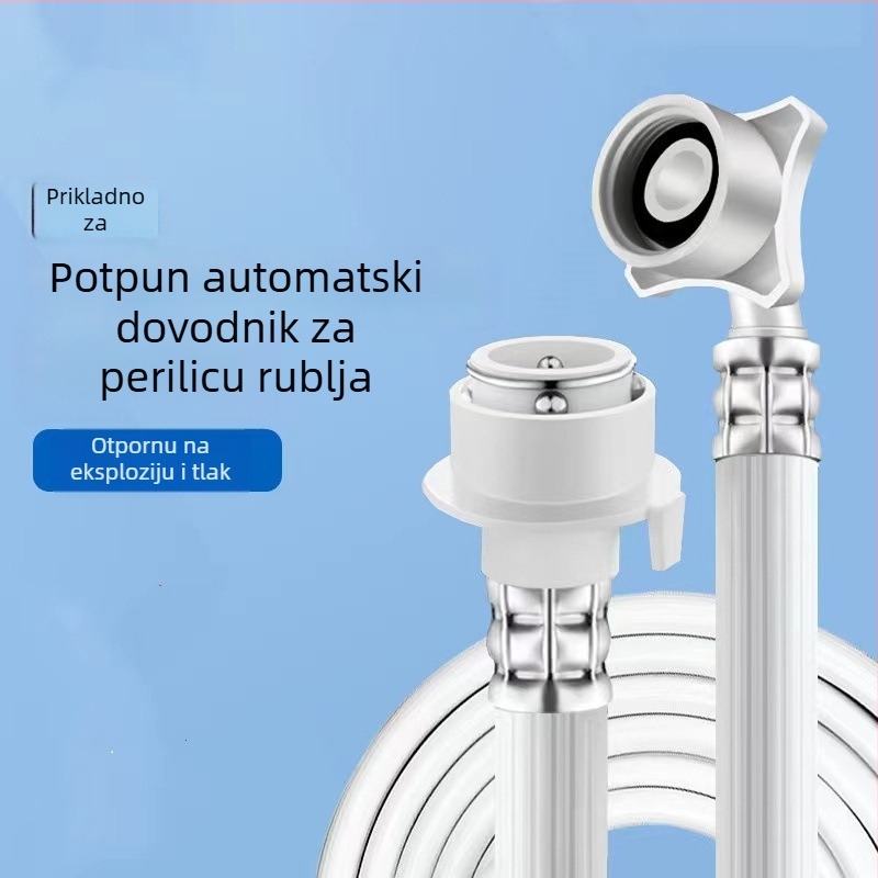 Dovodna cijev za perilicu rublja PVC, 1.2 bar, 90°C, univerzalna instalacija