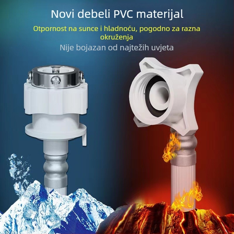 Dovodna cijev za perilicu rublja PVC, 1.2 bar, 90°C, univerzalna instalacija
