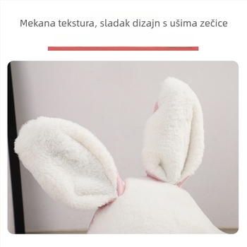 Kućno gnijezdo za pse s dizajnom ušiju zeca, zimska toplina, univerzalno za sve sezone, platnena konstrukcija
