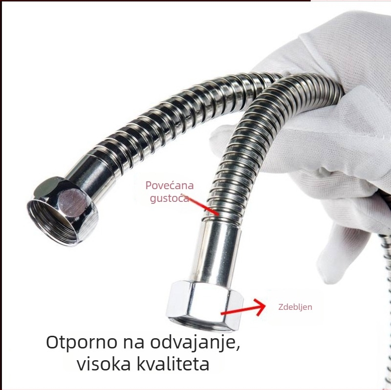 Tuš šip Hzl-01, nehrđajući čelik, samostalna instalacija, nazivni tlak 1,5, radna temperatura 80°C