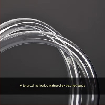 PVC horizontalna cijev za akvarij, prozirna debela izvedba za aeraciju, CE potvrda