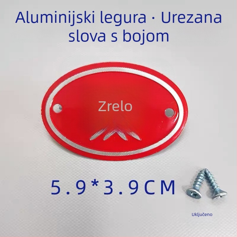 Set kuhinjskih oznaka od aluminijske legure za klasifikaciju sirovih i kuhanih namirnica, samolijepljive etikete s premazom za pečenje, za škole, bolnice, hotele i trgovačka središta. Podrijetlo: Wenzhou, Kina