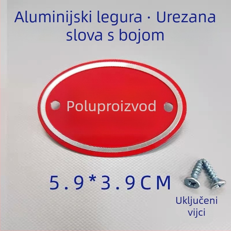 Set kuhinjskih oznaka od aluminijske legure za klasifikaciju sirovih i kuhanih namirnica, samolijepljive etikete s premazom za pečenje, za škole, bolnice, hotele i trgovačka središta. Podrijetlo: Wenzhou, Kina