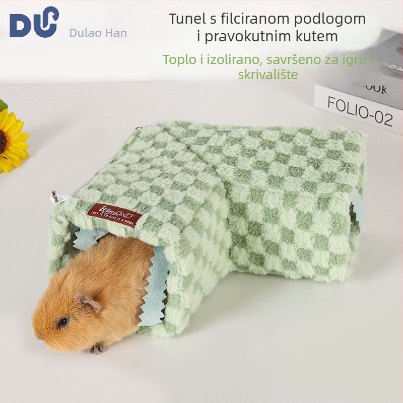 Plišani tunel za spavanje za mala sisavce – Materijal: Poliester; Porijeklo: Shandong; Model: DLH2517; Marka: Du Laohan; Namijenjeno: morska svinja