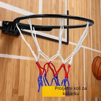 Zidna mini košarkaška ploča za djecu, unutarnja i vanjska upotreba, ABS, promjer obruče 30 cm