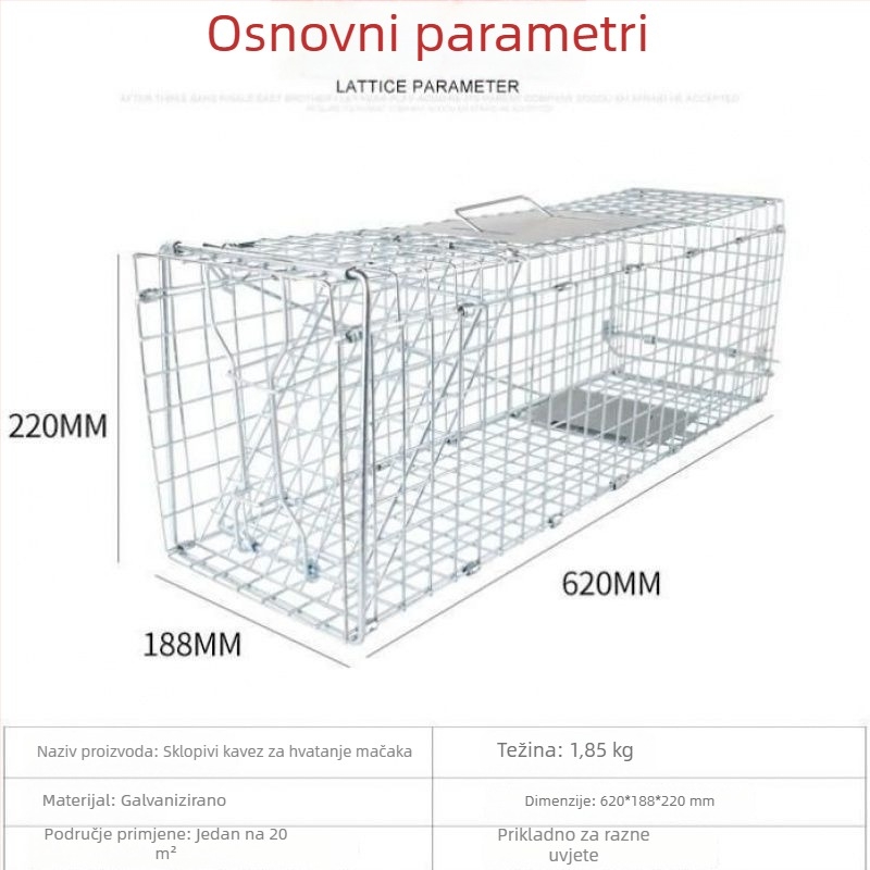 Sklopivi mačji kavez, konstrukcija od tkanine, za mačke