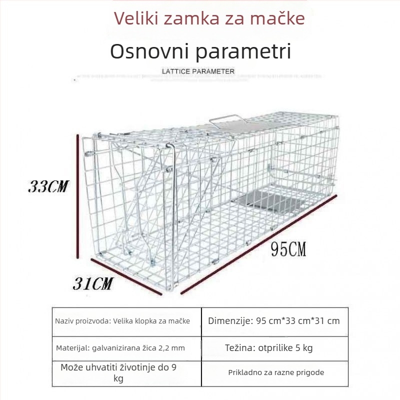 Sklopivi mačji kavez, konstrukcija od tkanine, za mačke