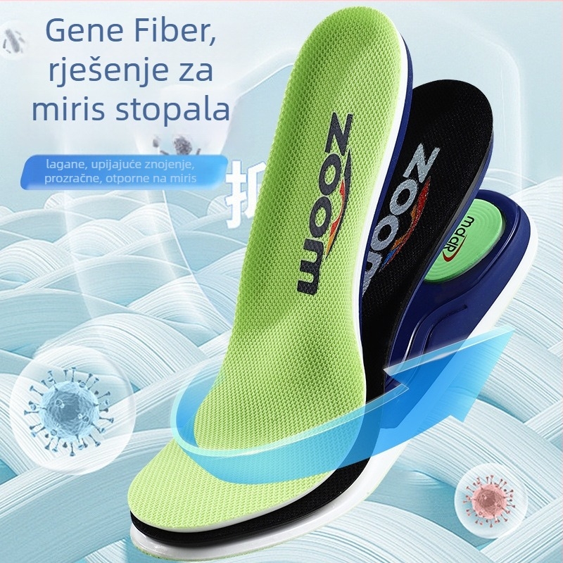 Sportske uloške s podrškom luka, PU amortizacijski materijal, TPU okvir, cijela uloška, model 5200