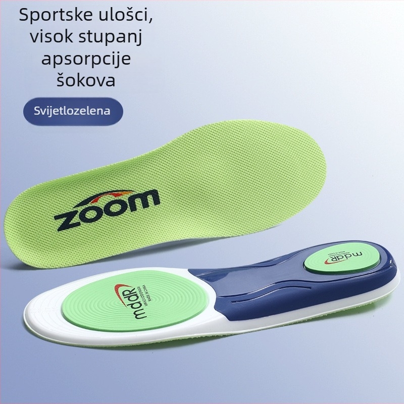 Sportske uloške s podrškom luka, PU amortizacijski materijal, TPU okvir, cijela uloška, model 5200