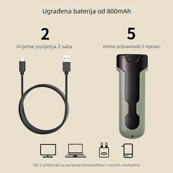 Xwpet prenosni ultrazvučni repeler za pse s tri glave, protiv lajanja i LED svjetiljka