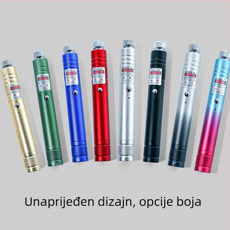 Laserska olovka USB punjiva, dugi domet, kućište od aluminijske legure, mogućnost tiskanja logotipa