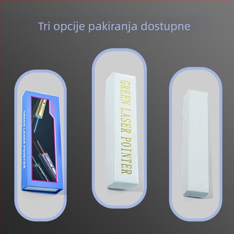 Laserska olovka USB punjiva, dugi domet, kućište od aluminijske legure, mogućnost tiskanja logotipa