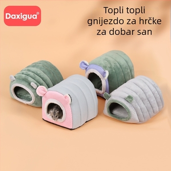 Hamsterovo pamučno gnijezdo — za proljeće, jesen i zimu