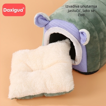 Hamsterovo pamučno gnijezdo — za proljeće, jesen i zimu