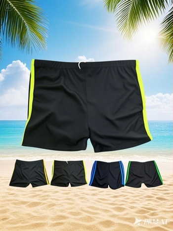 Muške bokserice za kupanje, Milk Silk tkanina, poliester 30-50%, 70G, stil briefs, za plivanje i vodene aktivnosti