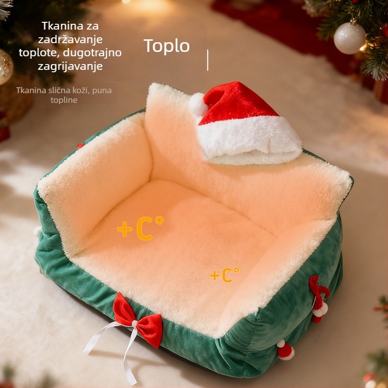 Flanelno mačje gnijezdo, toplo za zimu, skidivo i perivo, pogodno za sve sezone