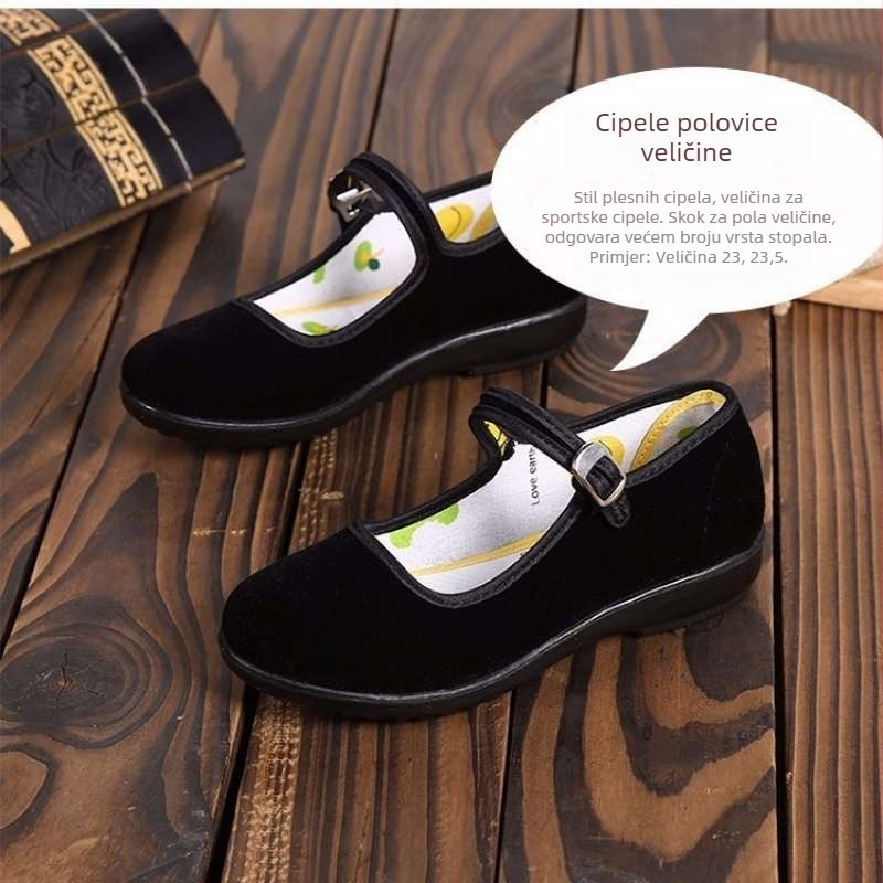 Dječje djevojačke indoor plesne cipele s PU đonom, protivklizne mekane potplate, za vrtić