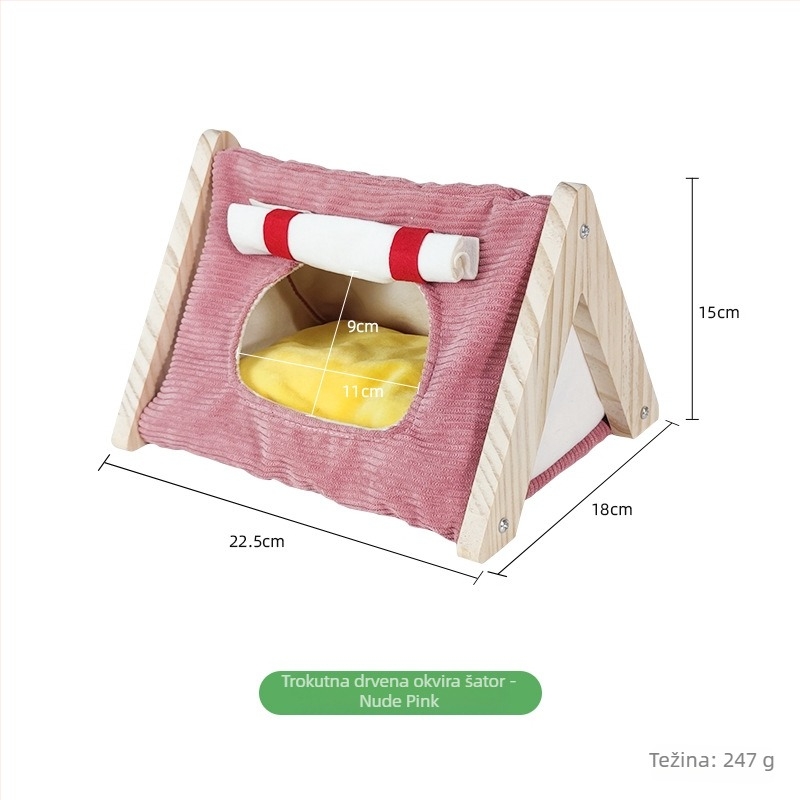 Tekstilno gnijezdo za hamstera, sve sezone — MOOI skills